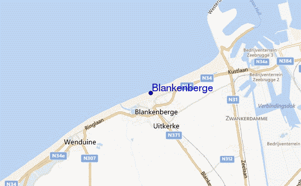 Blankenberge location map