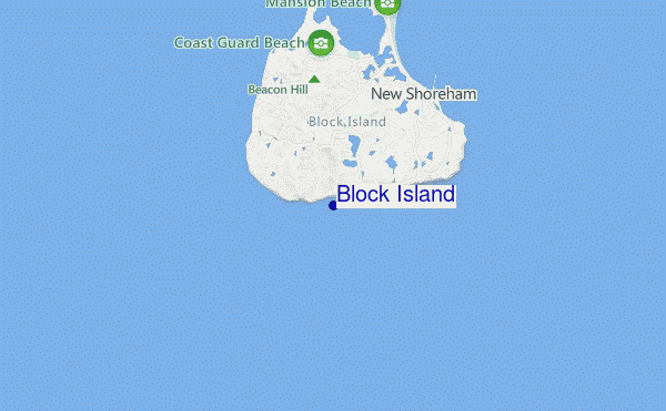 Block Island location map
