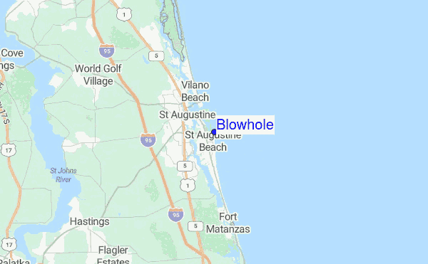Blowhole Location Map