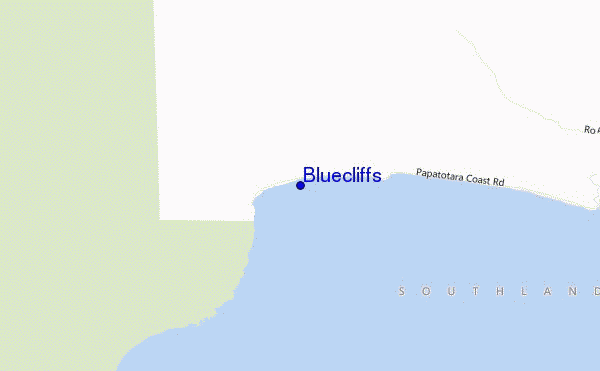 Bluecliffs location map