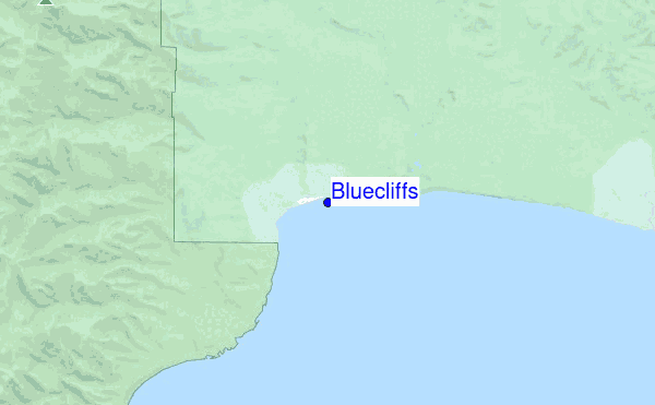 Bluecliffs location map