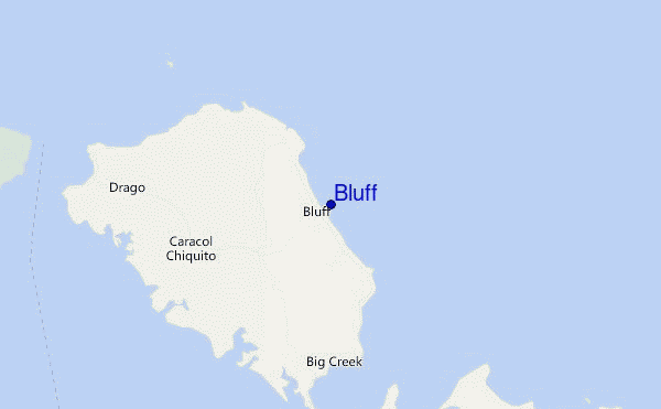 Bluff location map