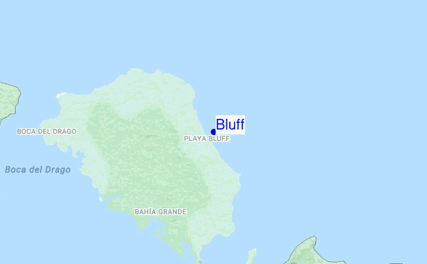 Bluff location map