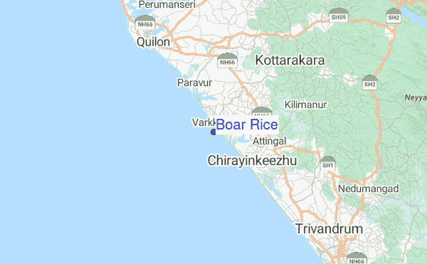 Boar Rice Location Map