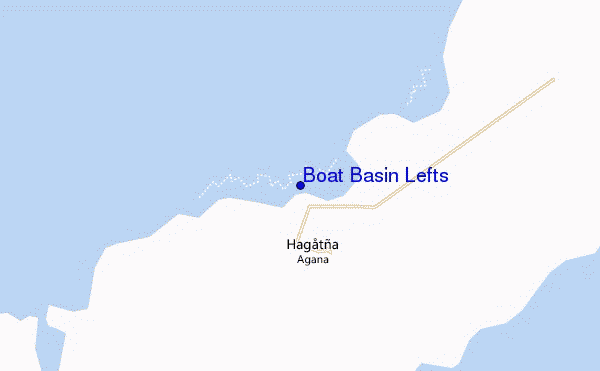 Boat Basin Lefts location map