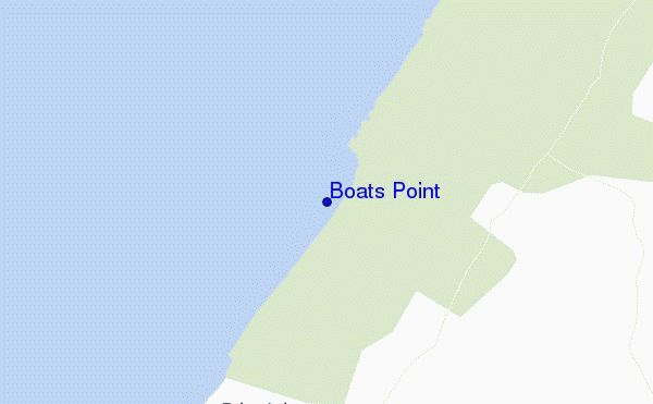 Boats Point location map