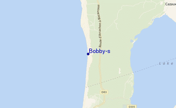 Bobby's location map