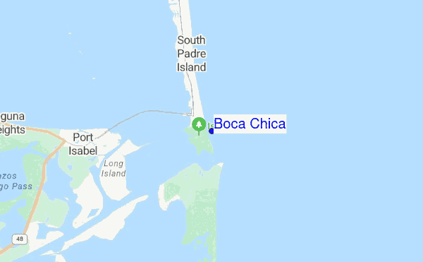 Boca Chica location map