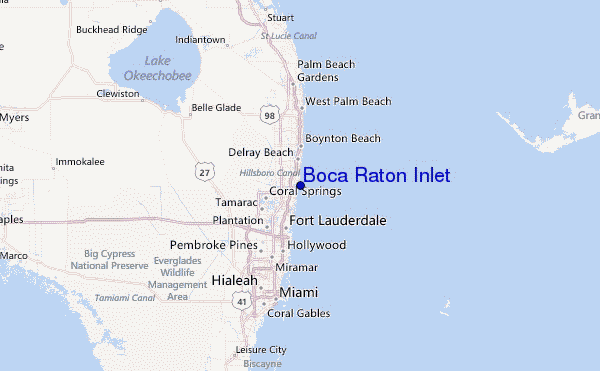 City Of Boca Raton Map Southeast Florida Real Estate