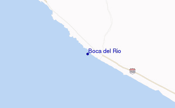 Boca del Rio location map