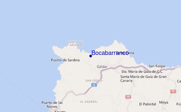 Bocabarranco location map