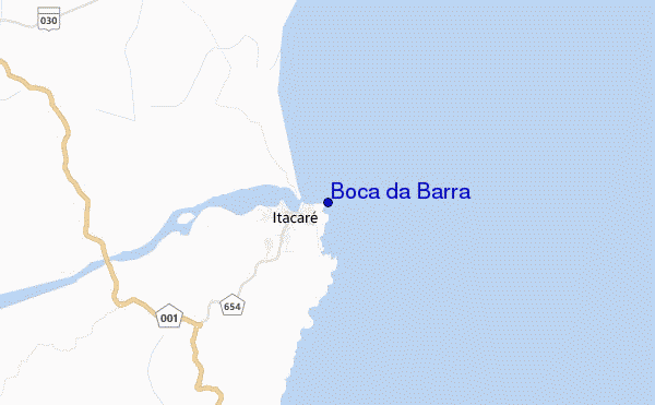 Boca da Barra location map