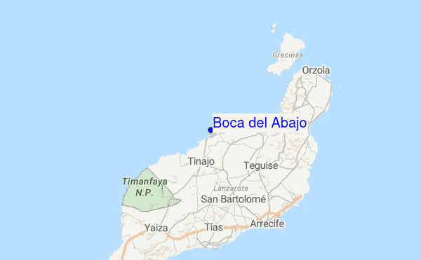 Boca del Abajo Location Map