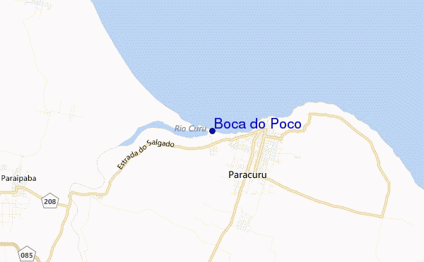 Boca do Poco location map