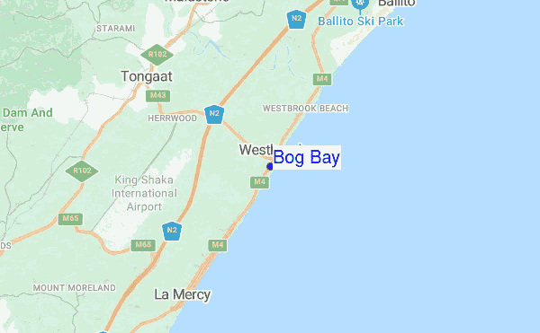 Bog Bay location map