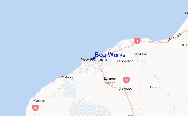 Bog Works Location Map