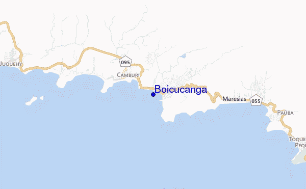 Boicucanga location map