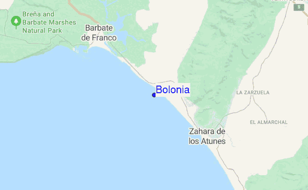 Bolonia location map