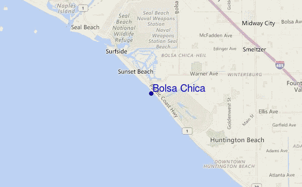 Bolsa Chica location map