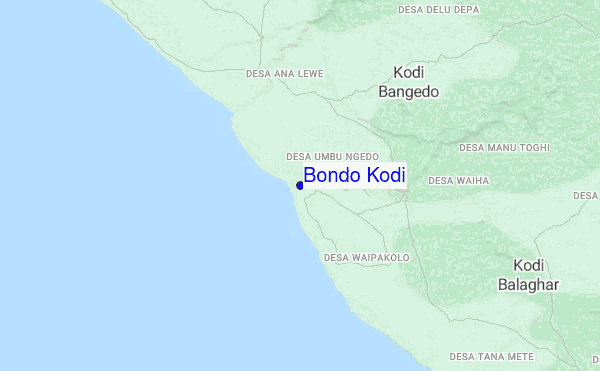 Bondo Kodi location map