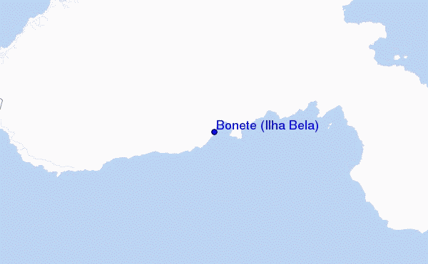 Bonete (Ilha Bela) location map
