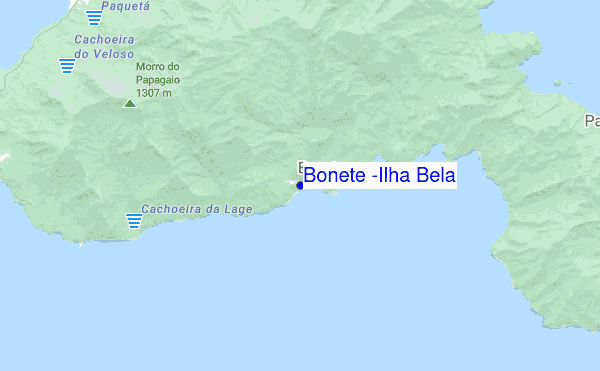 Bonete (Ilha Bela) location map