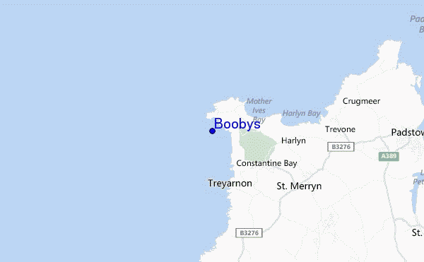 Boobys location map