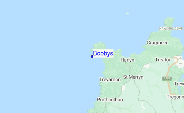 Boobys location map