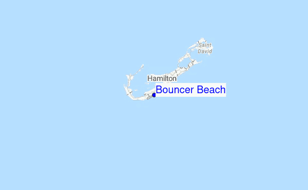 Bouncer Beach Location Map
