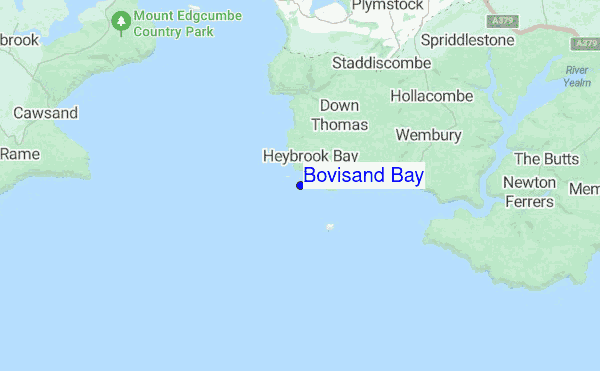 Bovisand Bay location map