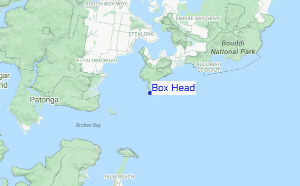 Box Head location map