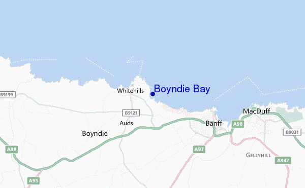 Boyndie Bay location map