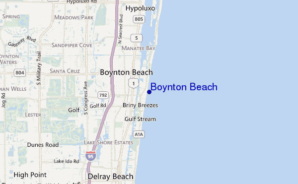 Boynton Beach location map