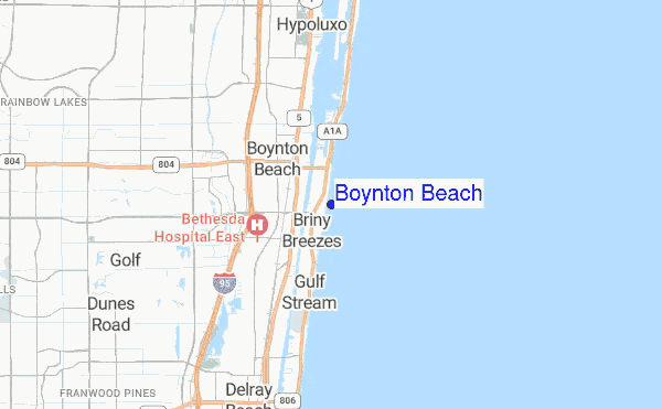 Map Of Boynton Beach Boynton Beach 48 Hour Detailed Surf Forecast