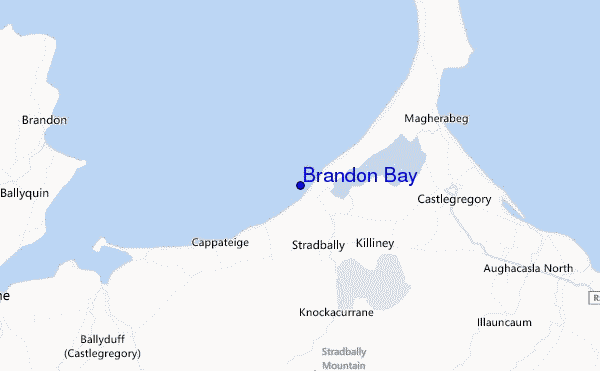Brandon Bay location map