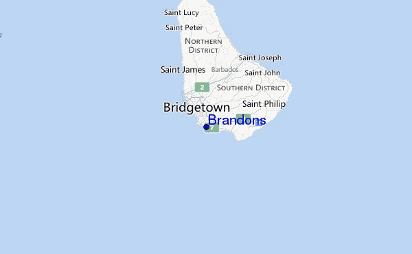 Brandons Location Map