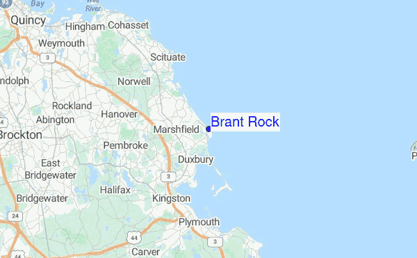 Brant Rock Location Map