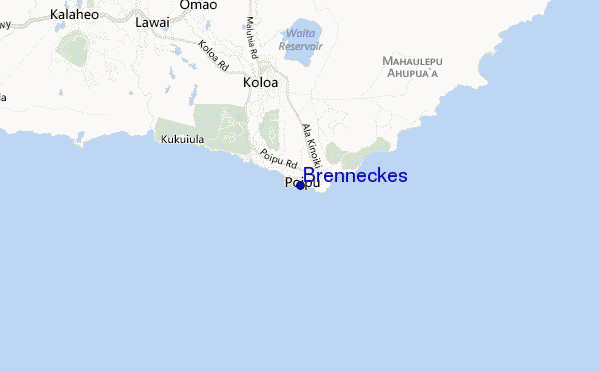 Brenneckes location map
