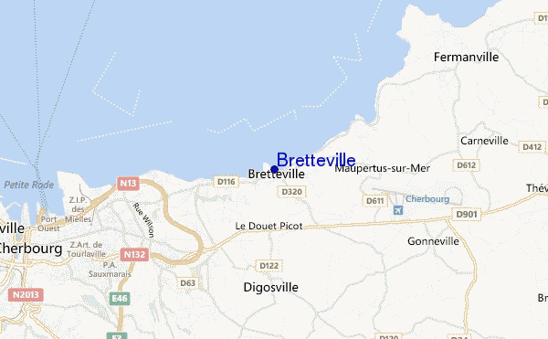 Bretteville location map