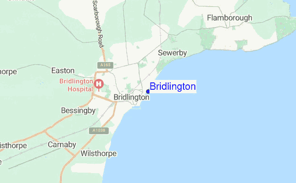 Bridlington location map