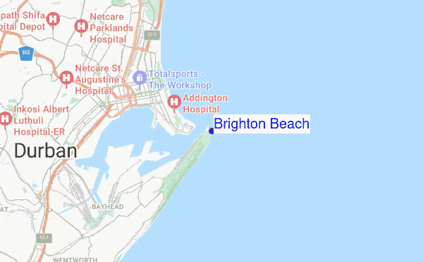 Brighton Beach location map