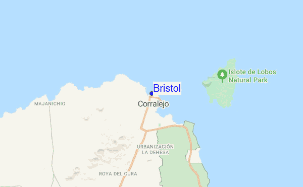 Bristol location map