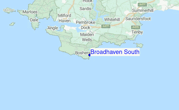 broadhaven south surf forecast and surf reports wales west haven beach tide chart
