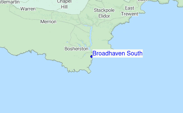 Broadhaven South location map