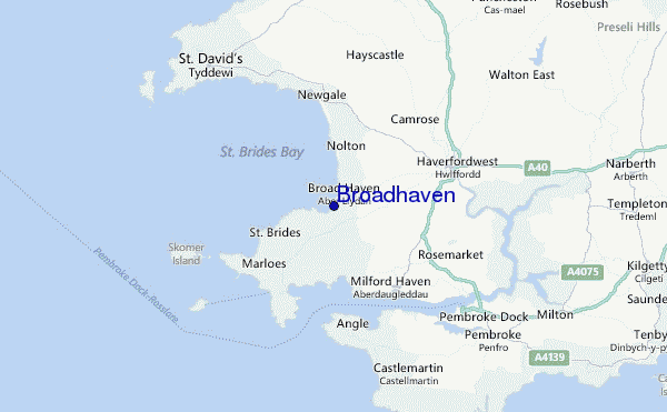 Broadhaven Location Map