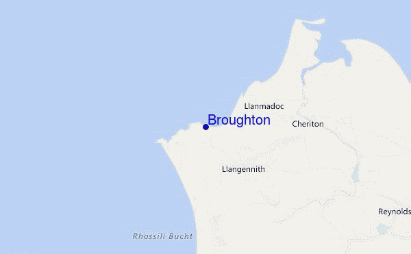 Broughton location map