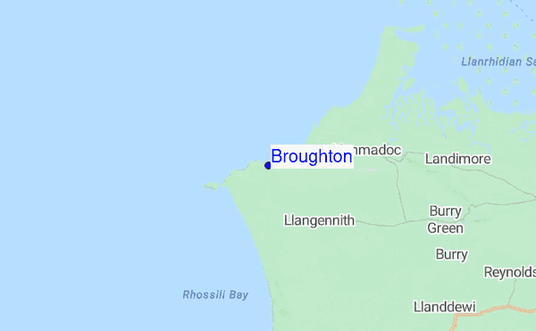 Broughton location map