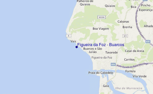 Figueira da Foz - Buarcos location map