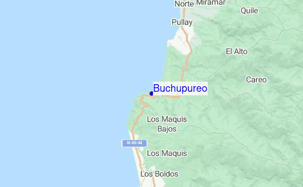 Buchupureo location map