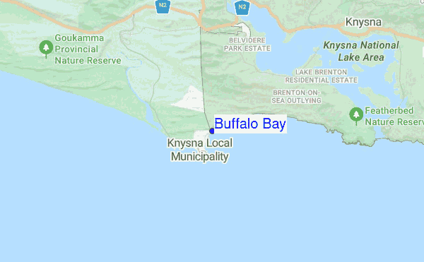 Buffalo Bay location map